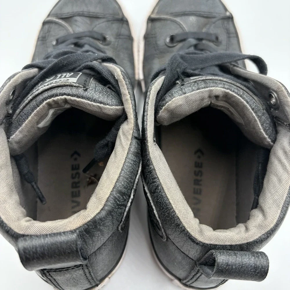 Converse Boys‎ Sneakers All Star Black High-Top Leather Size 2.5